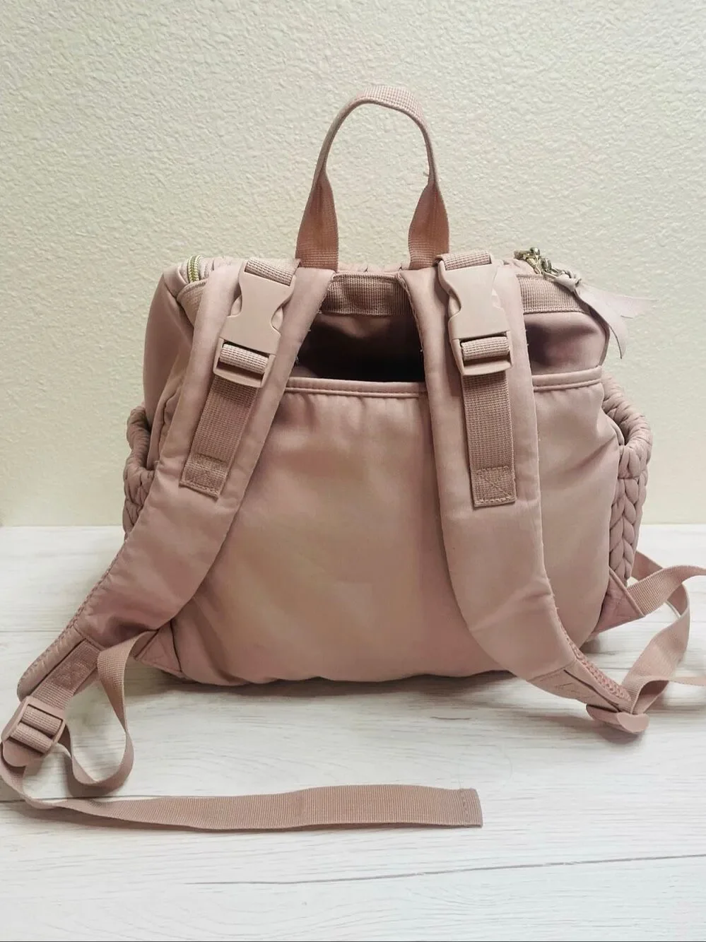 mommore Diaper Bag Small Diaper Backpack Pink